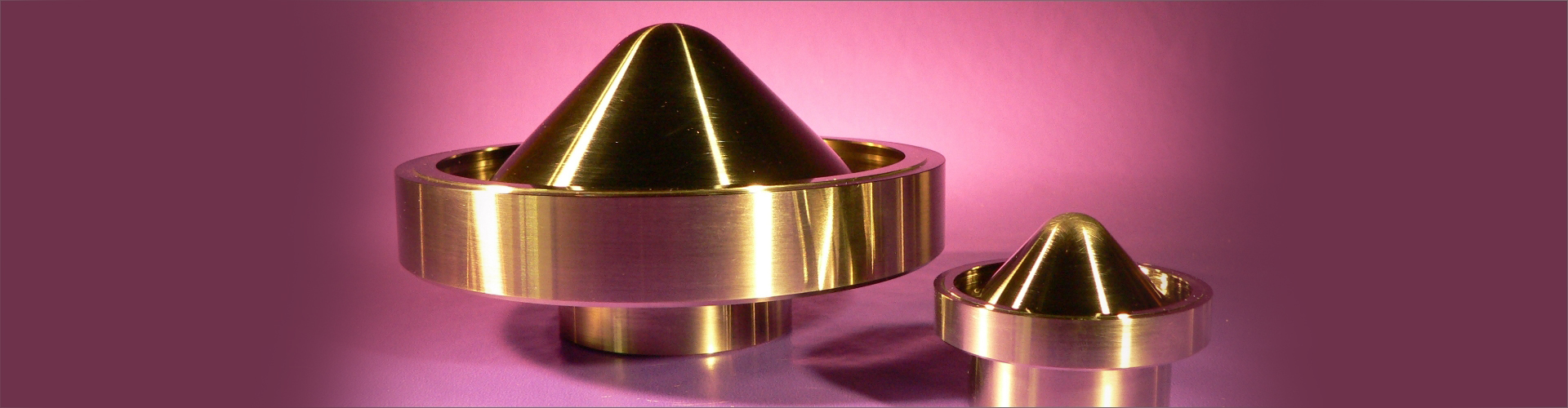 shiny polished vales of various sizes